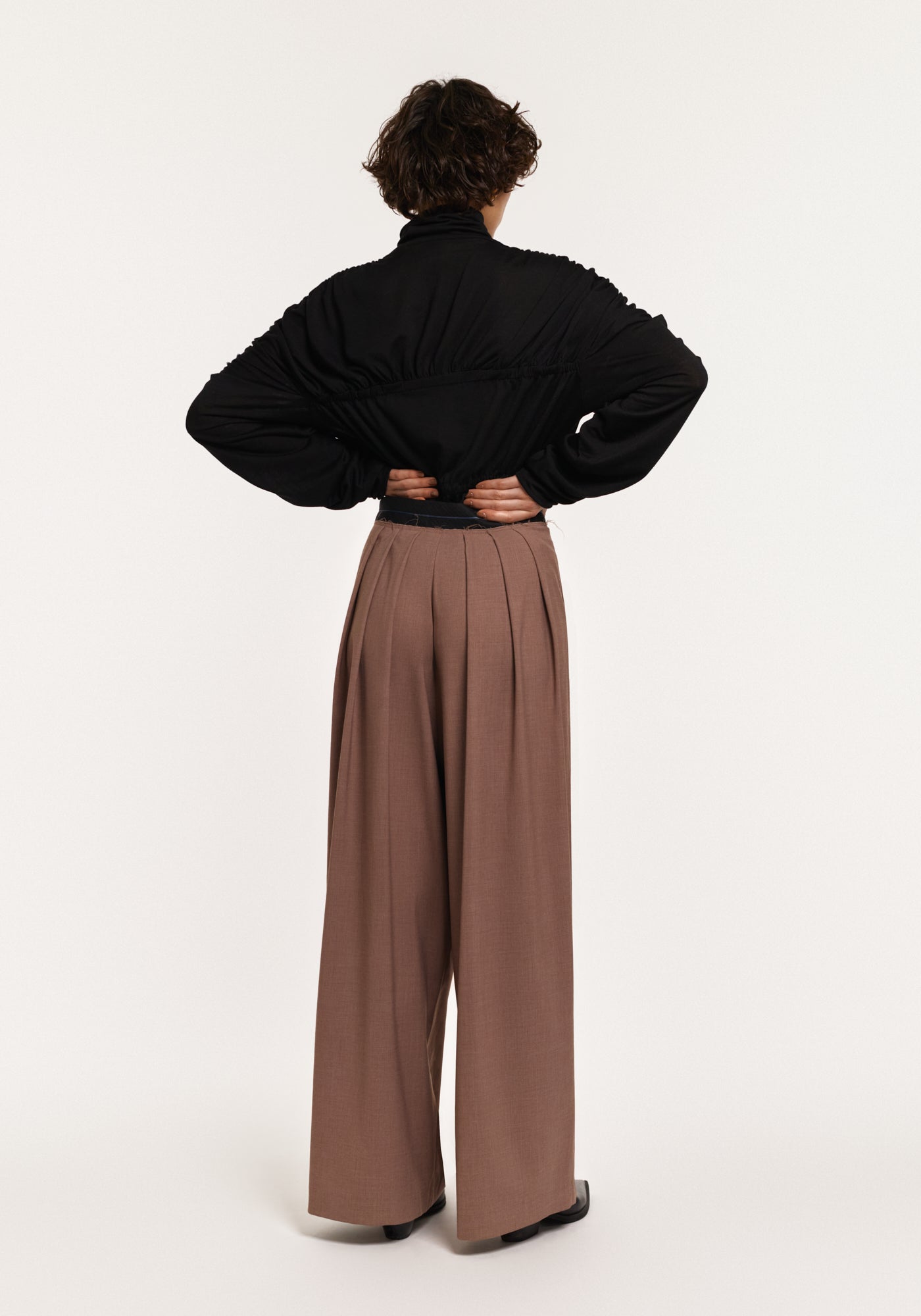 Брюки капучино