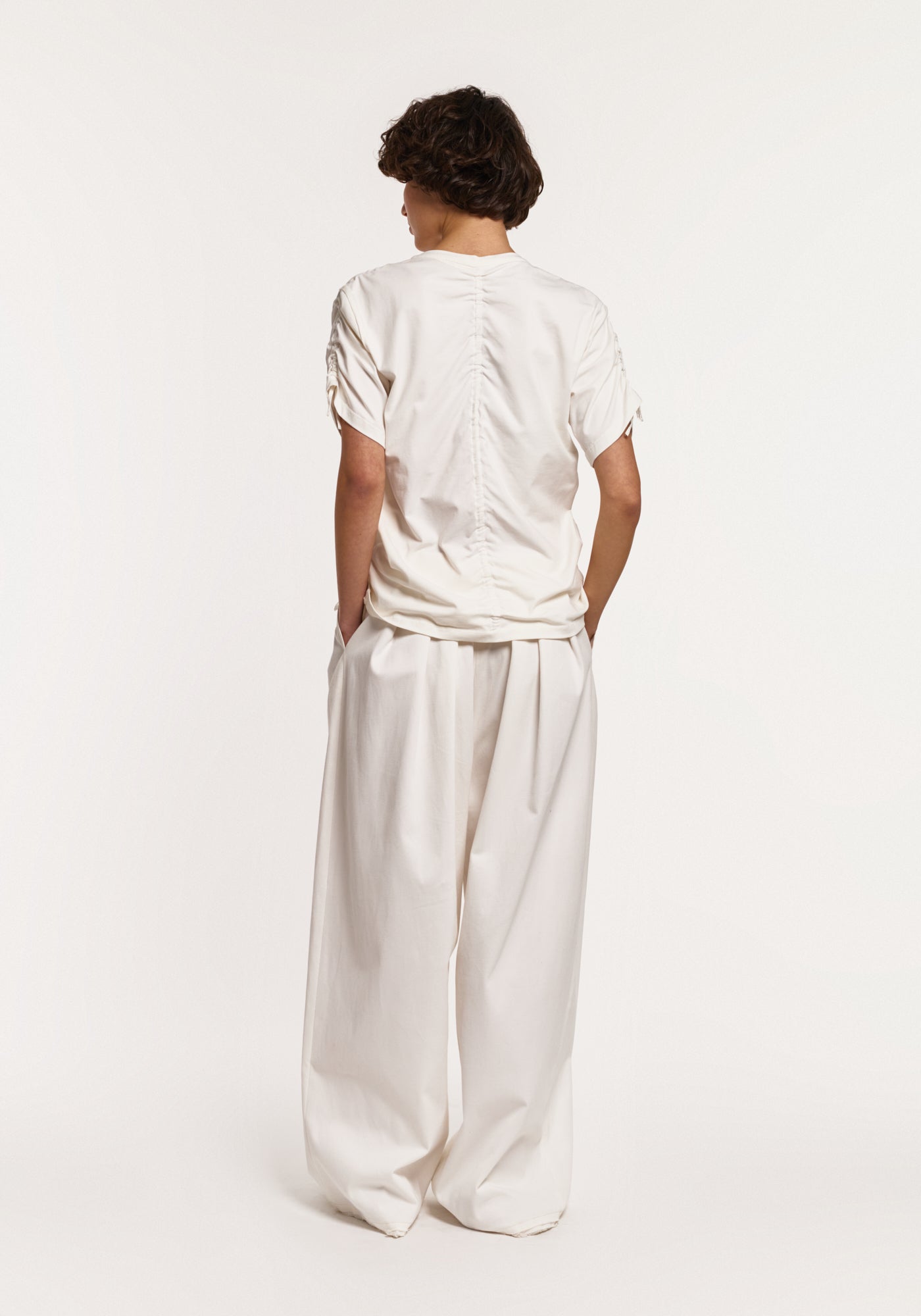 Кремові джинси