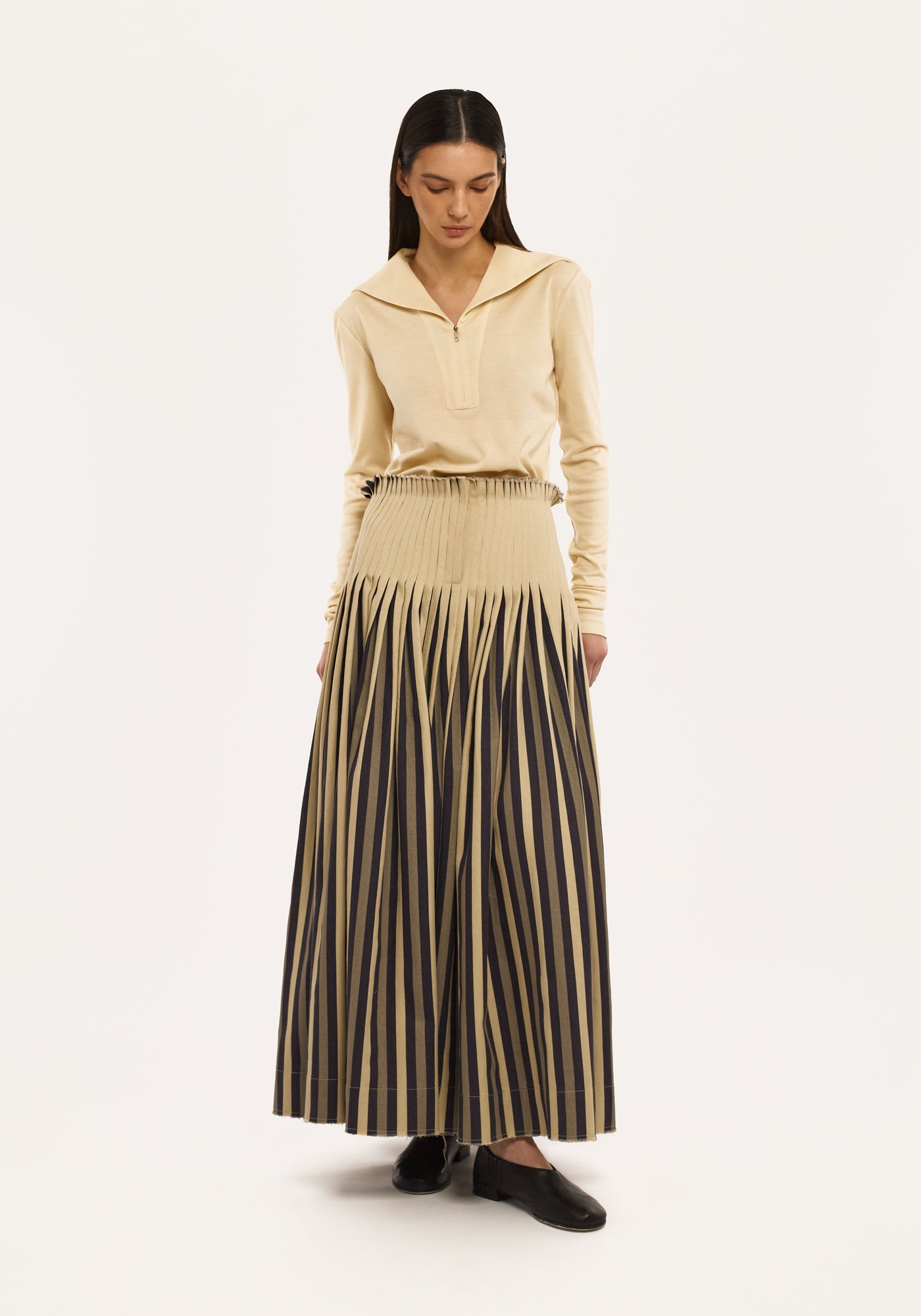 Спідниця джинсова в смужку