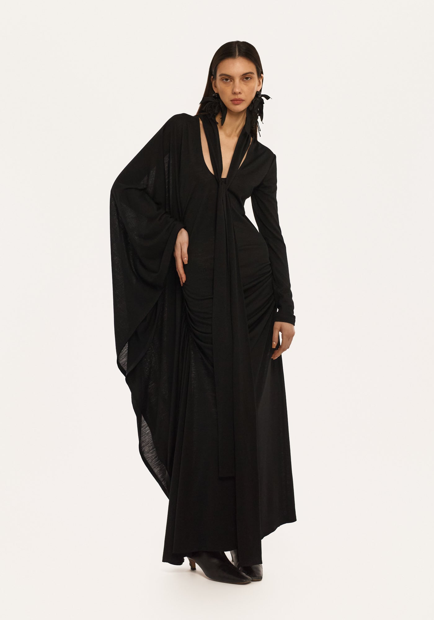 Сукня гольф з шарфом