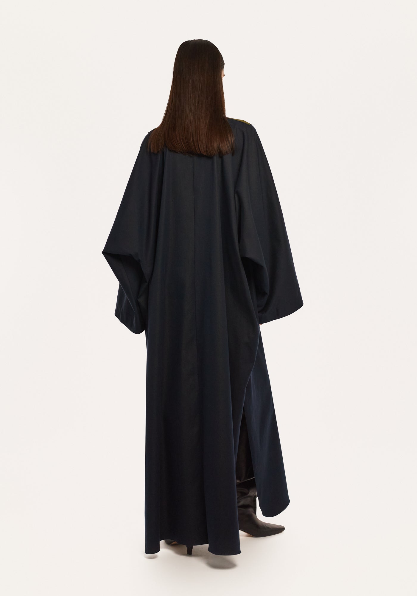 Джинсова сукня-пончо