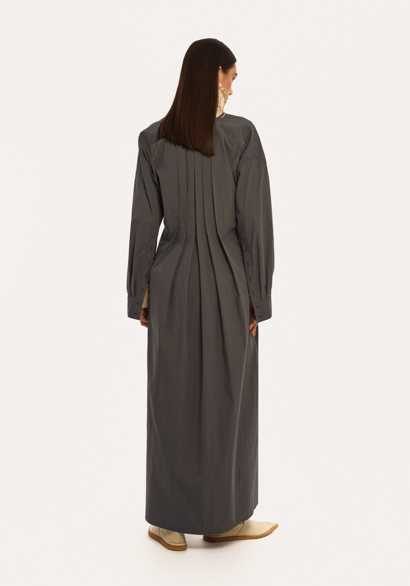 Сіра сукня-сорочка двостороння