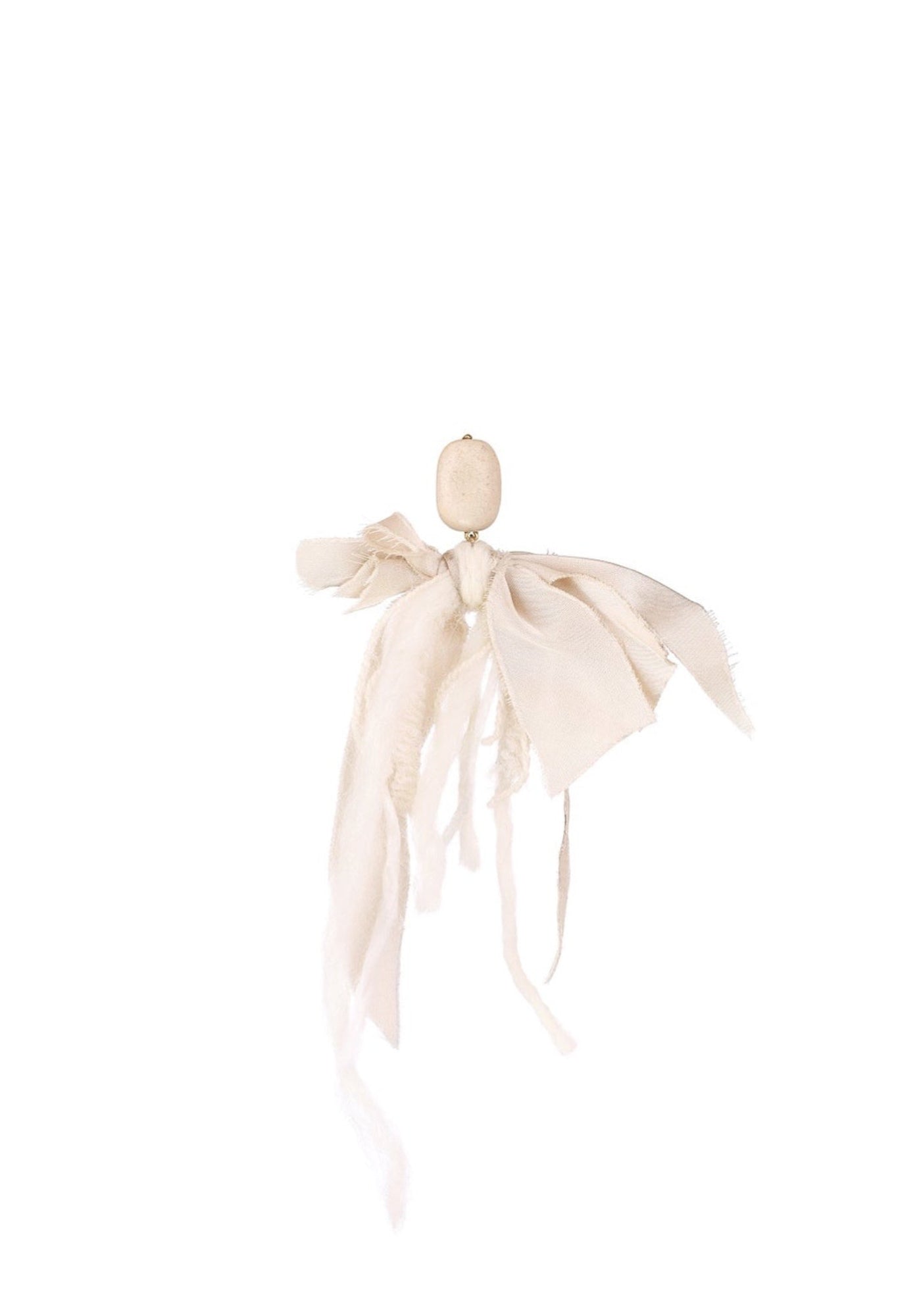 Моносережки бежеві з камінням яшма