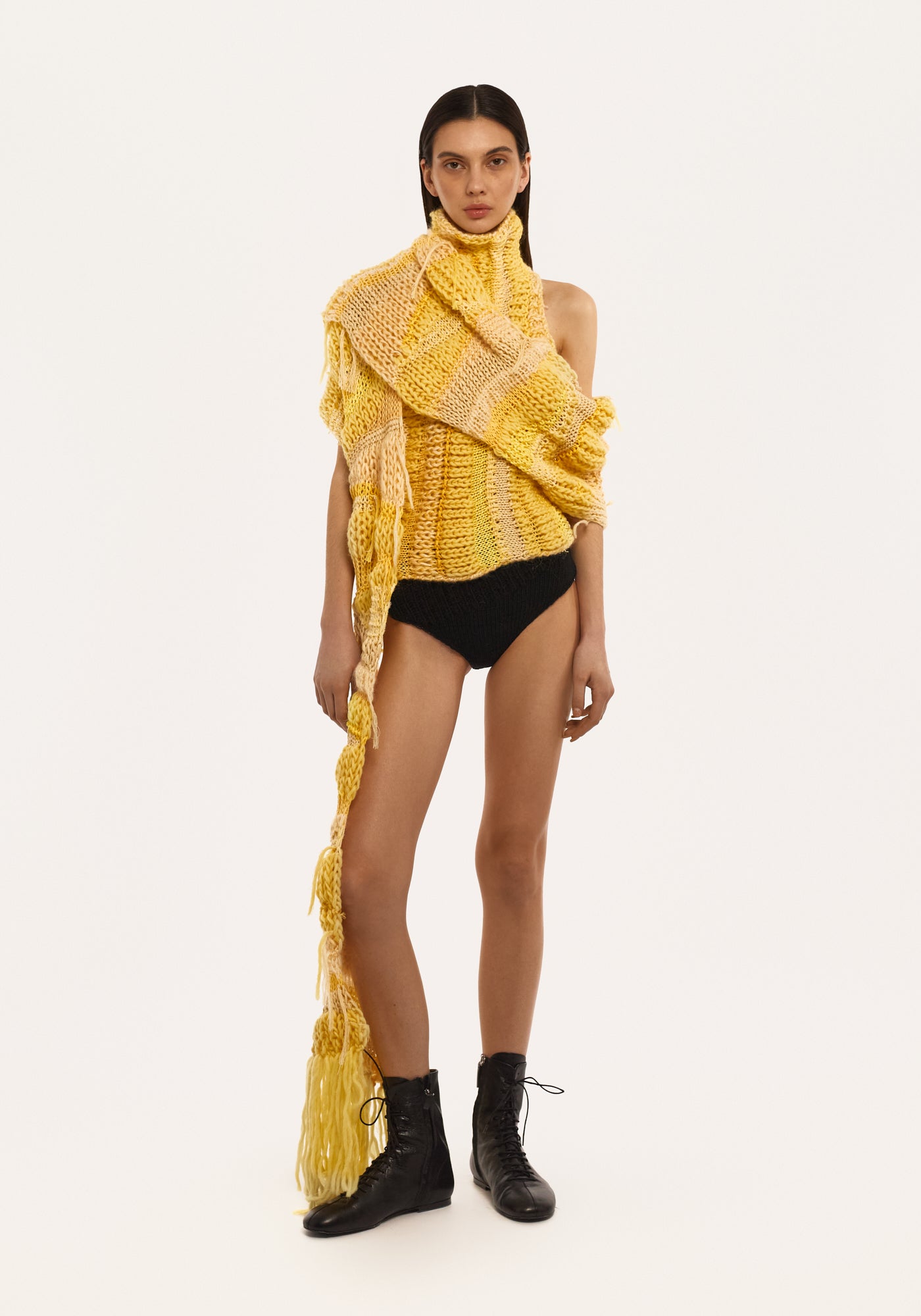 Труси чорні в'язані