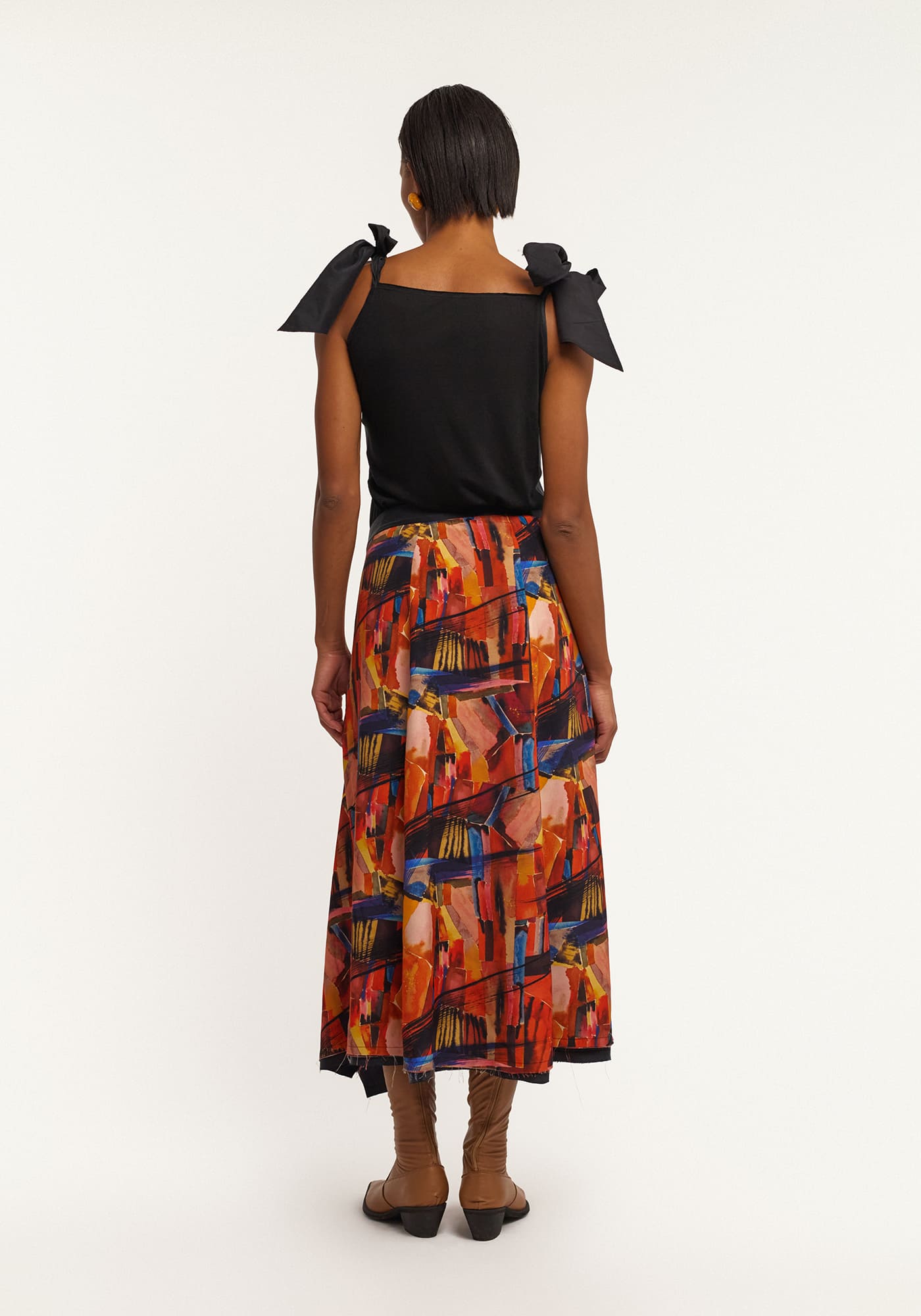 Двосторонній топ з бантами