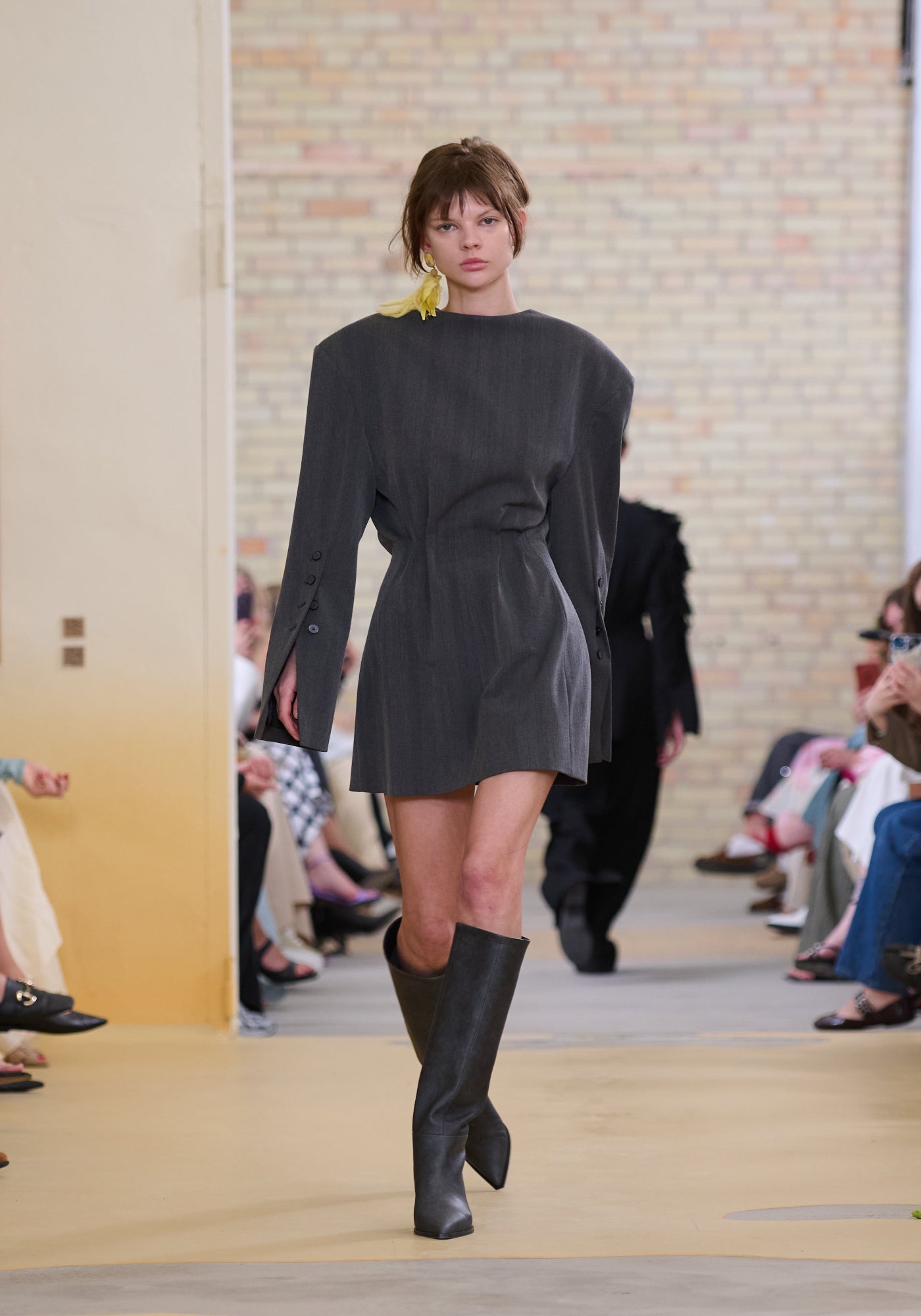 Моносережка жовта з онікс і цитрін