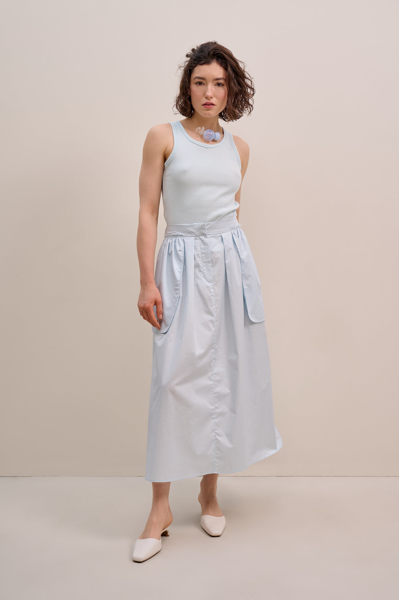 Blue skirt