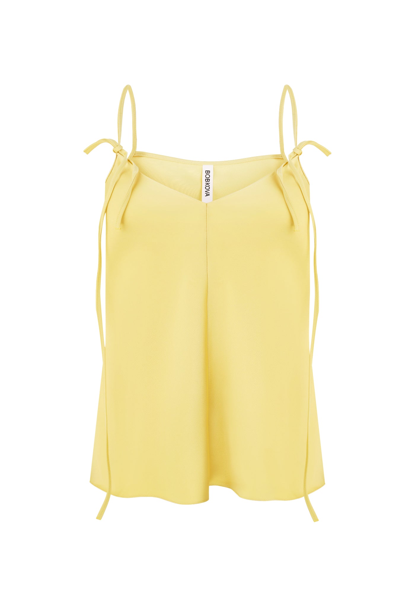 Майка шовкова лимонна