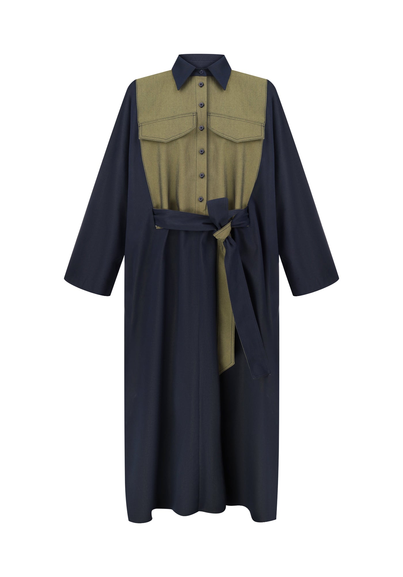 Джинсова сукня-пончо