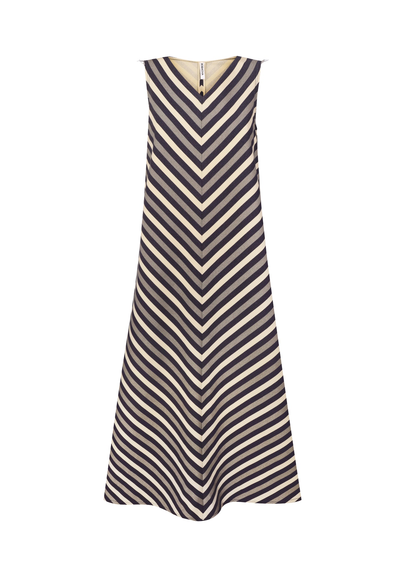 Сарафан джинсовий в смужку