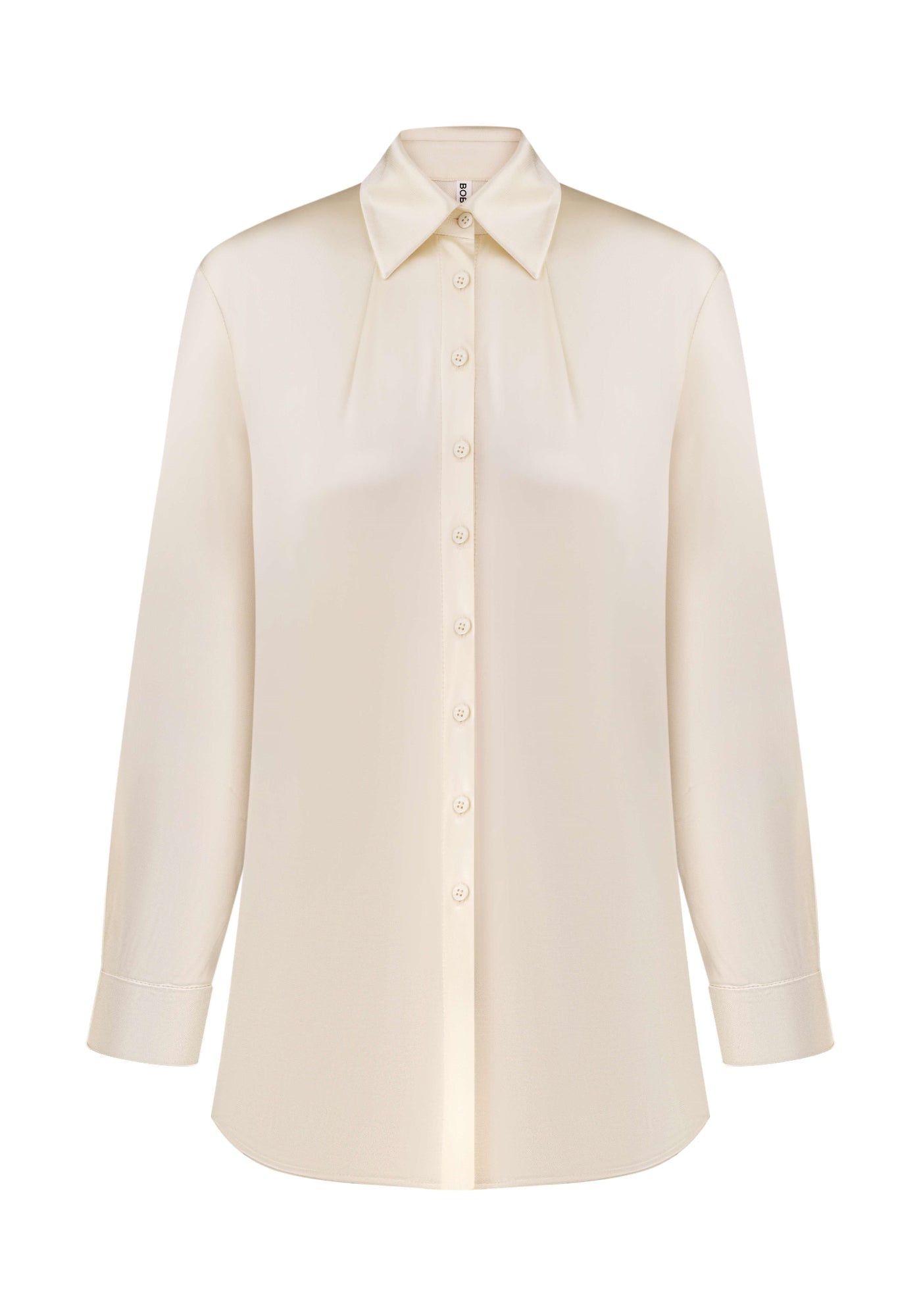 Молочна сорочка з шовкового  трикотажу