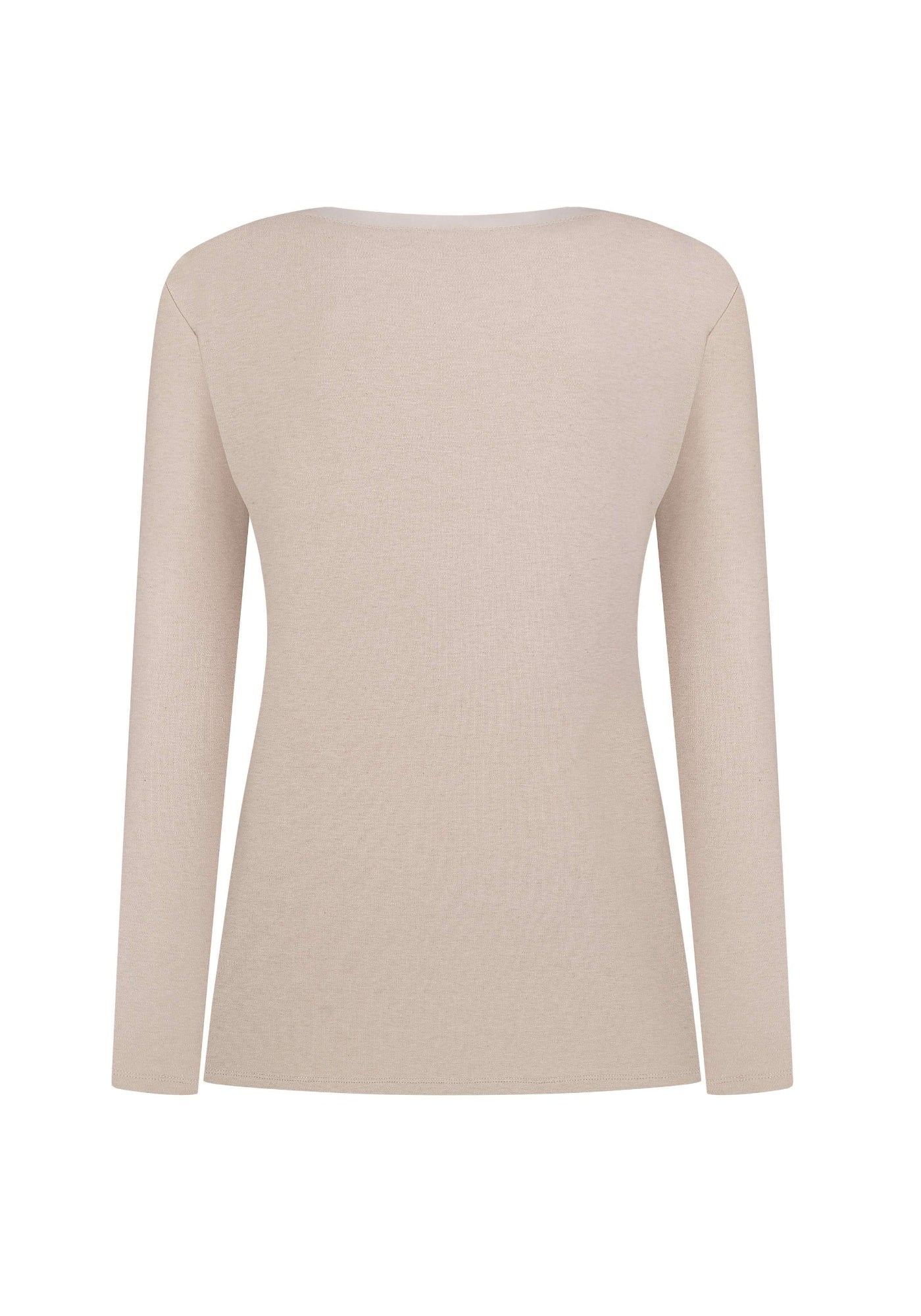 Кардиган бежевий з розрізами та шовковою обробкою