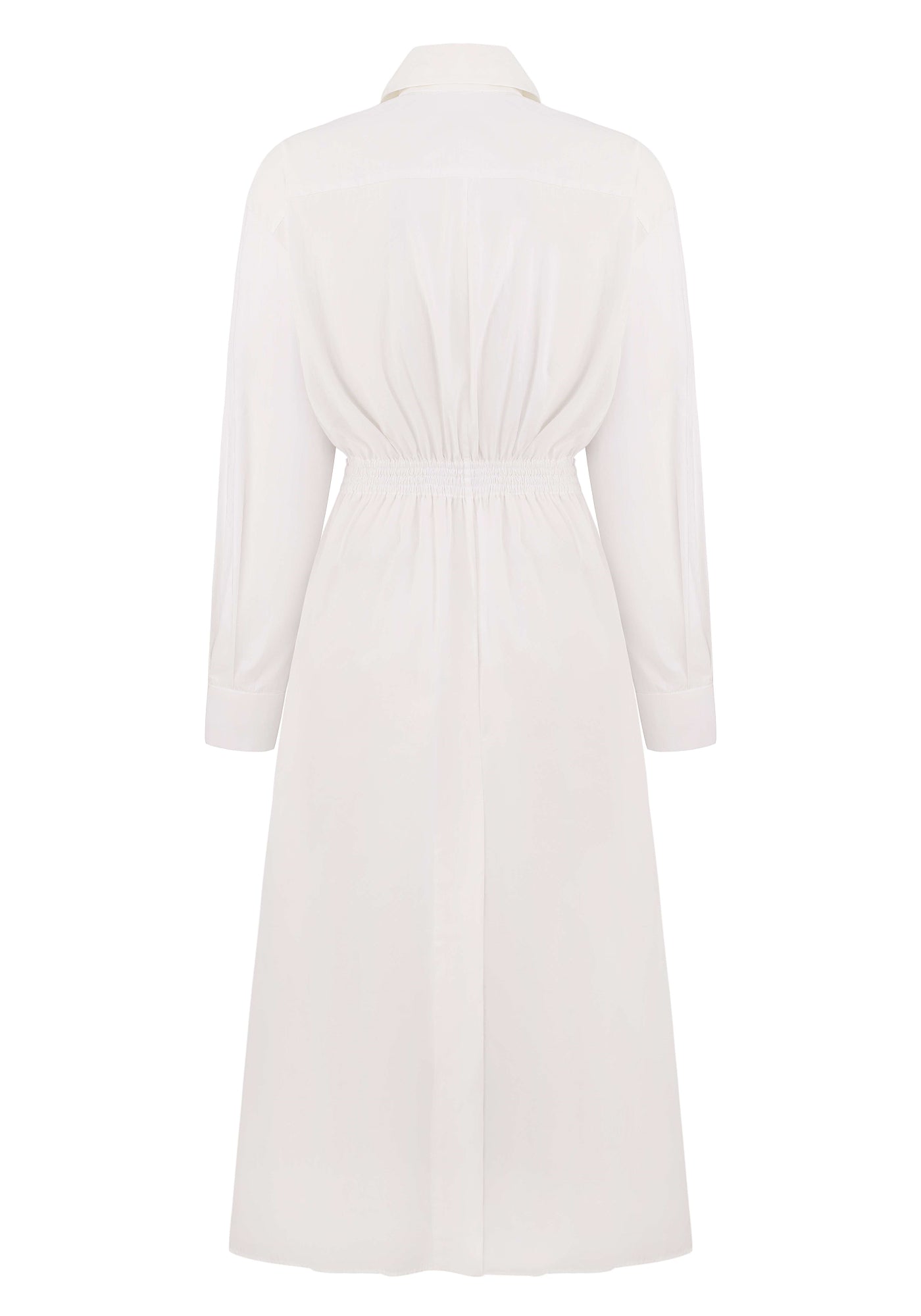 Біла сукня-сорочка