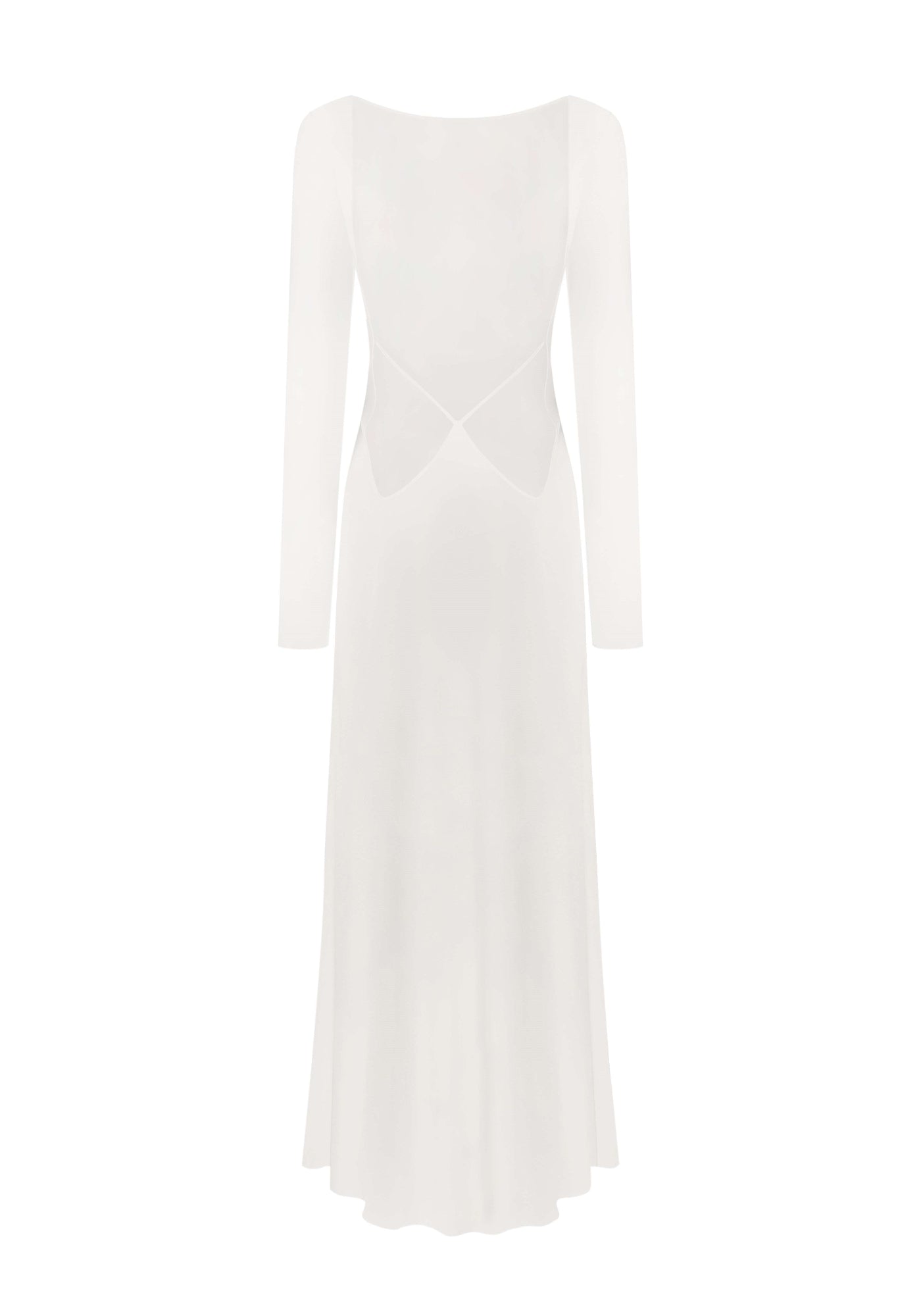 Біла сукня з оголеною спиною