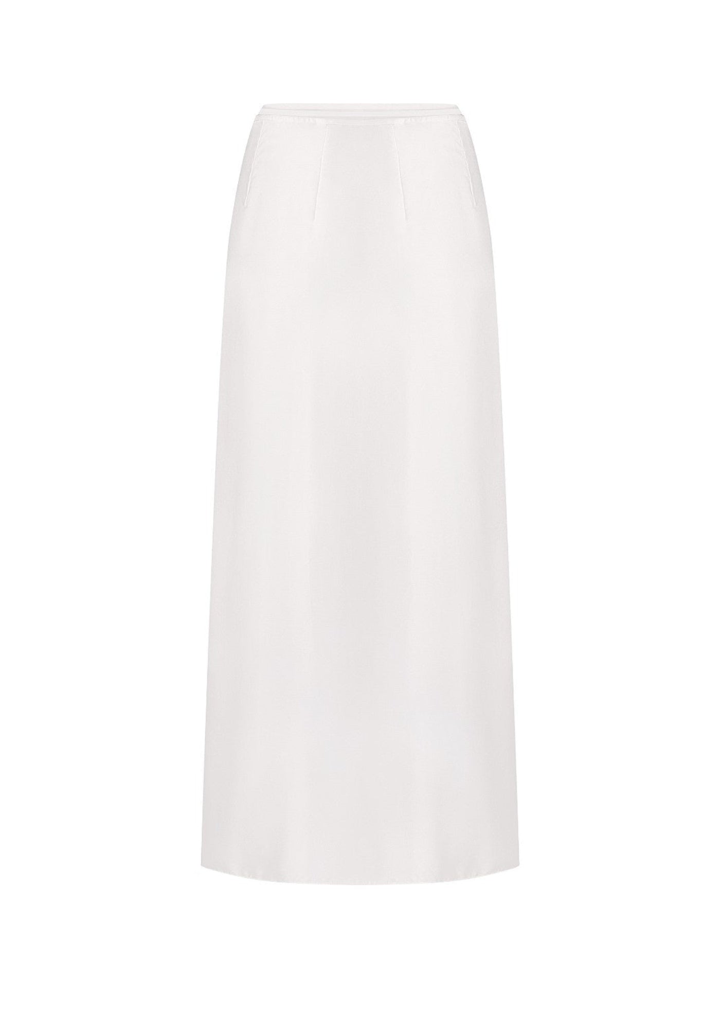 Спідниця з білого шовку