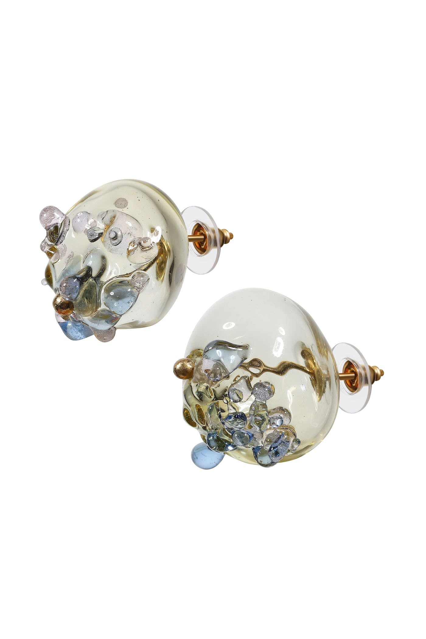 Сережки скляні малі