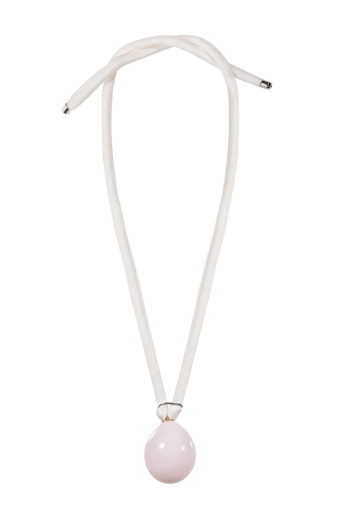 Pendant on a silk cord