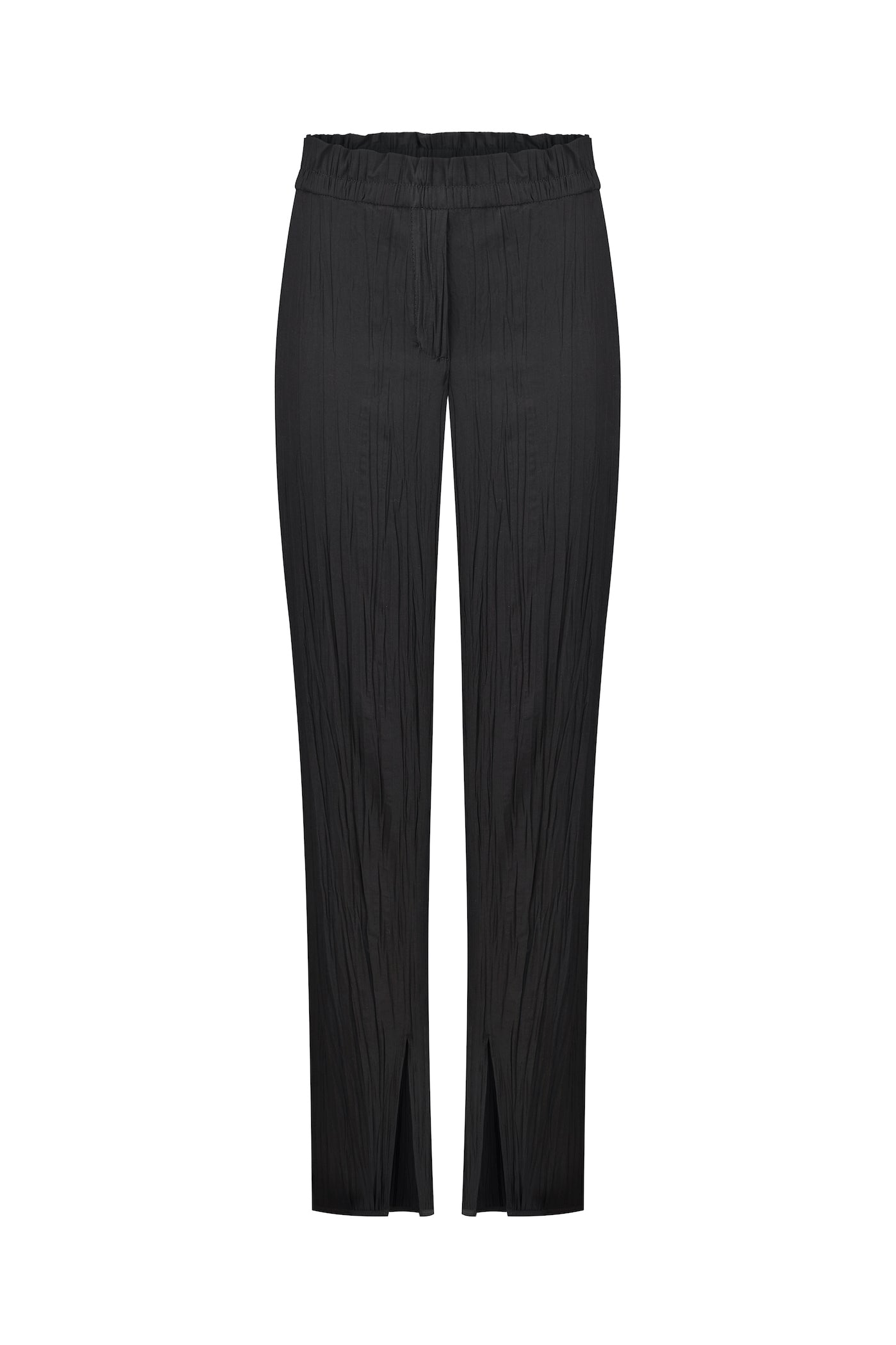 Чорні вузькі креш-брюки