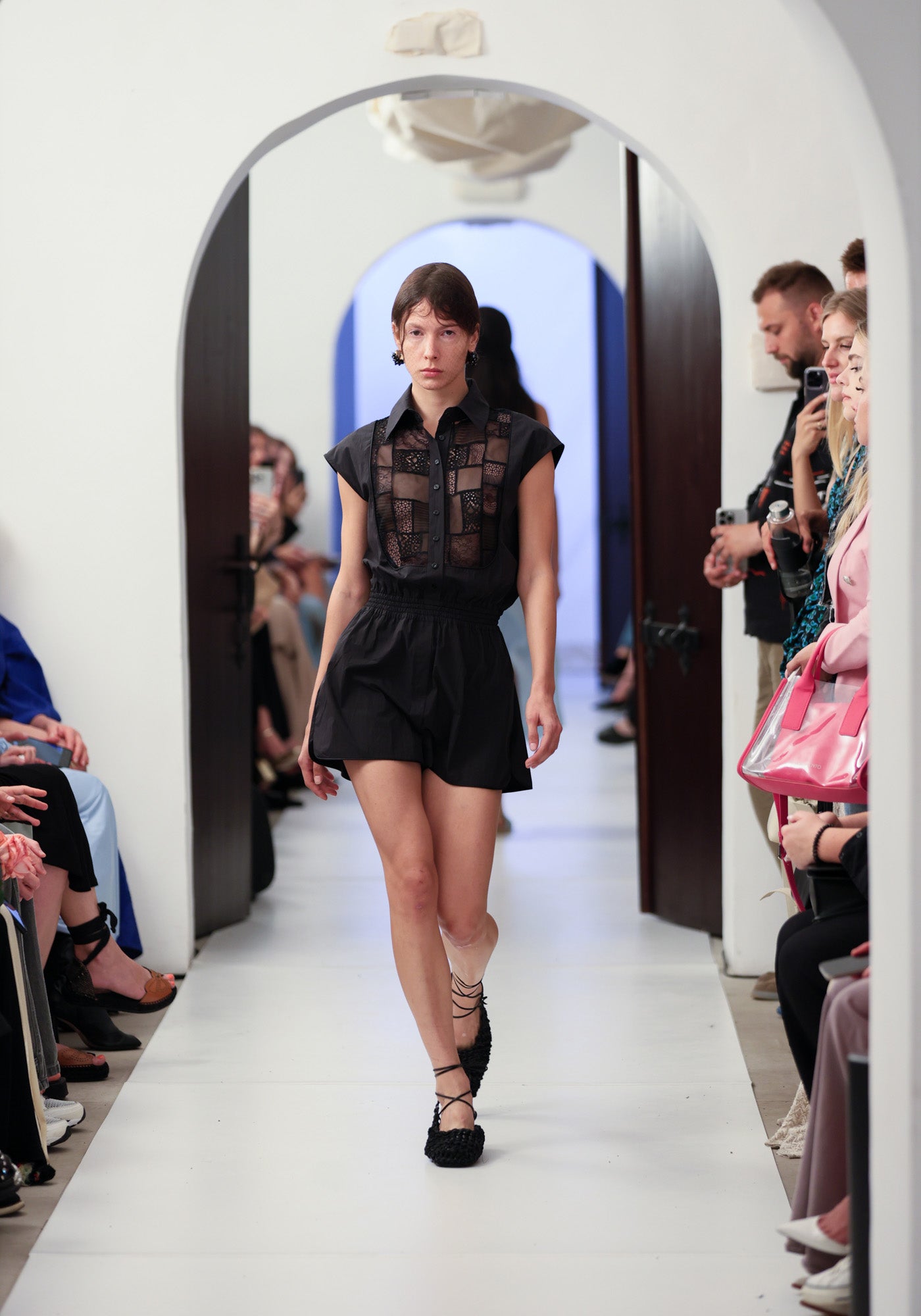 Комбінезон чорний  печворк