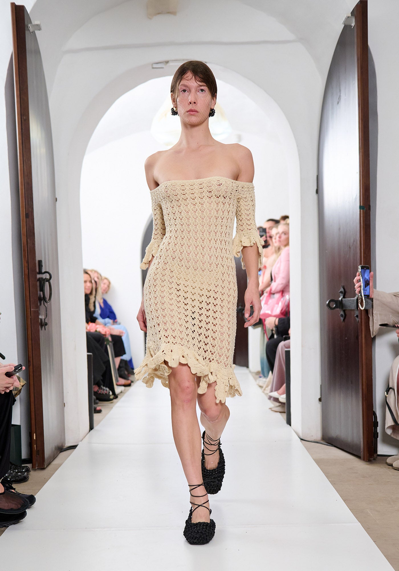 Сережки-місяць чорні