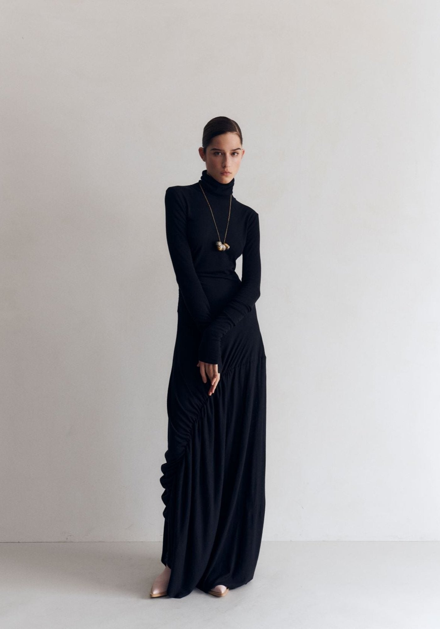 Сукня-гольф з драпіюванням