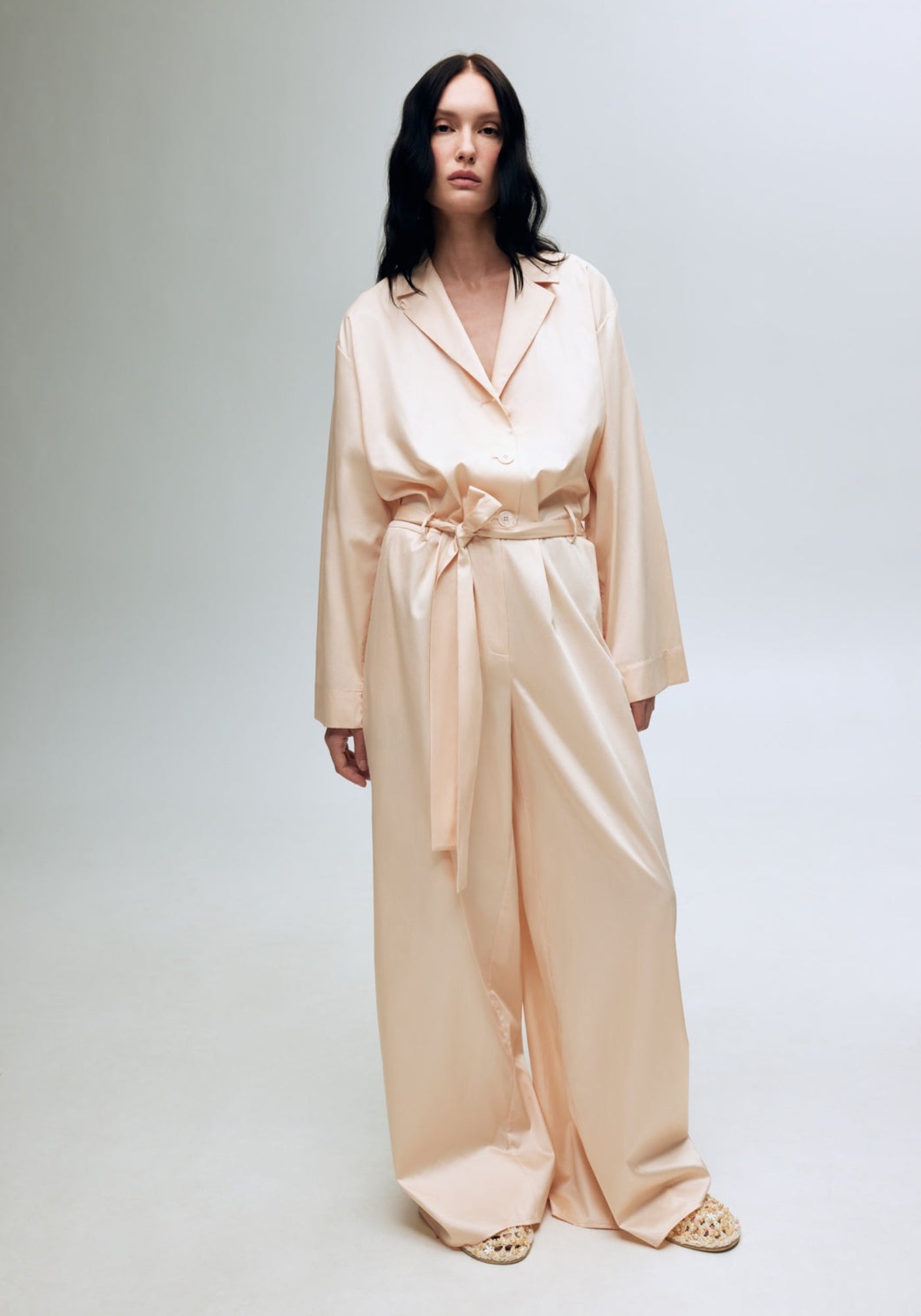 Комбінезон персиковий