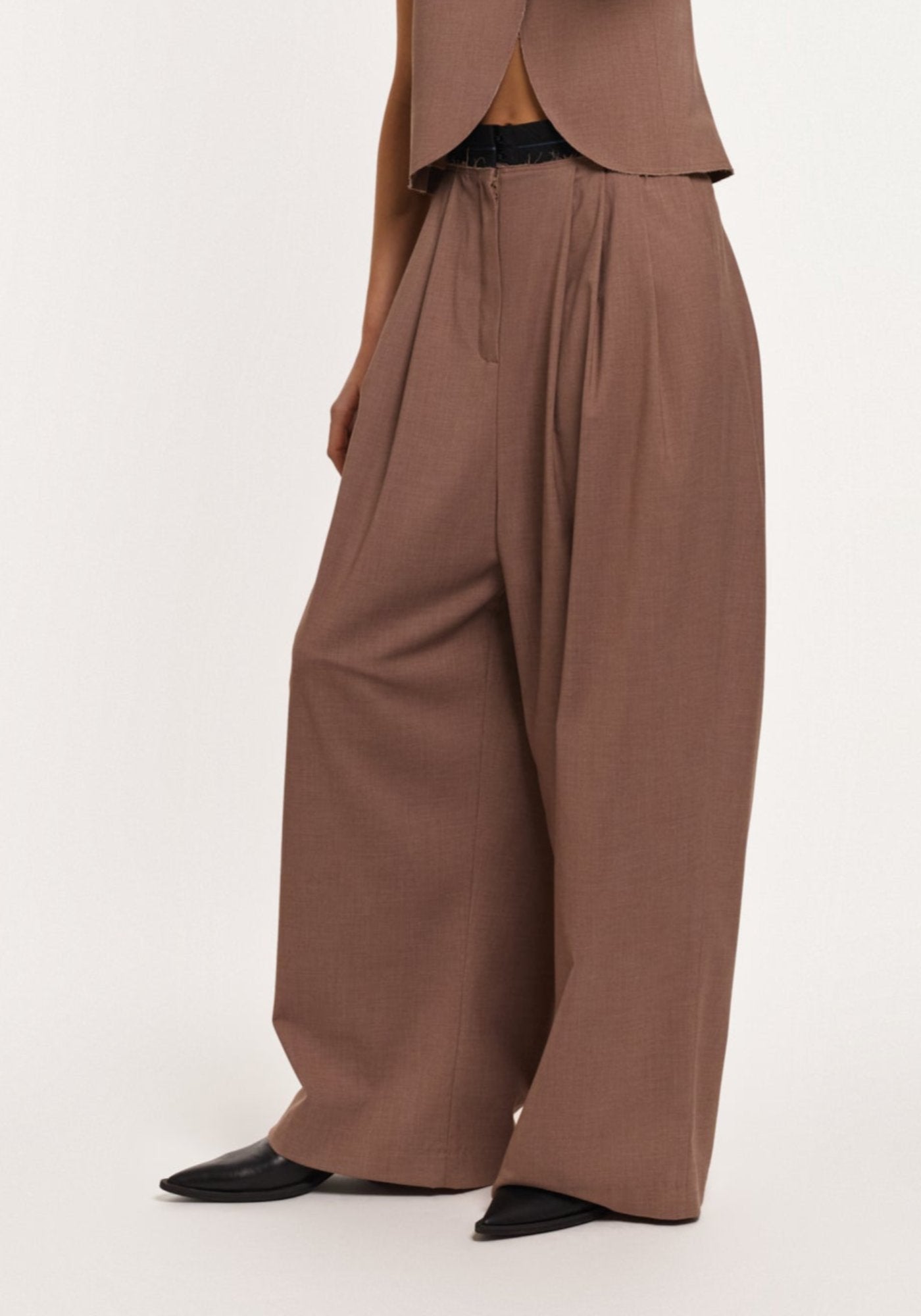 Брюки капучино