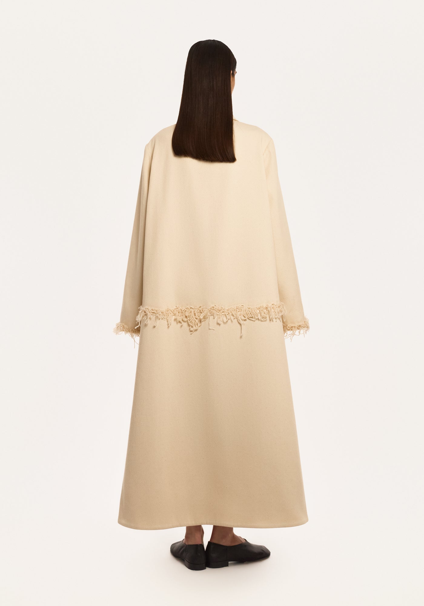 Бавовняне пальто з крафтовою вишивкою