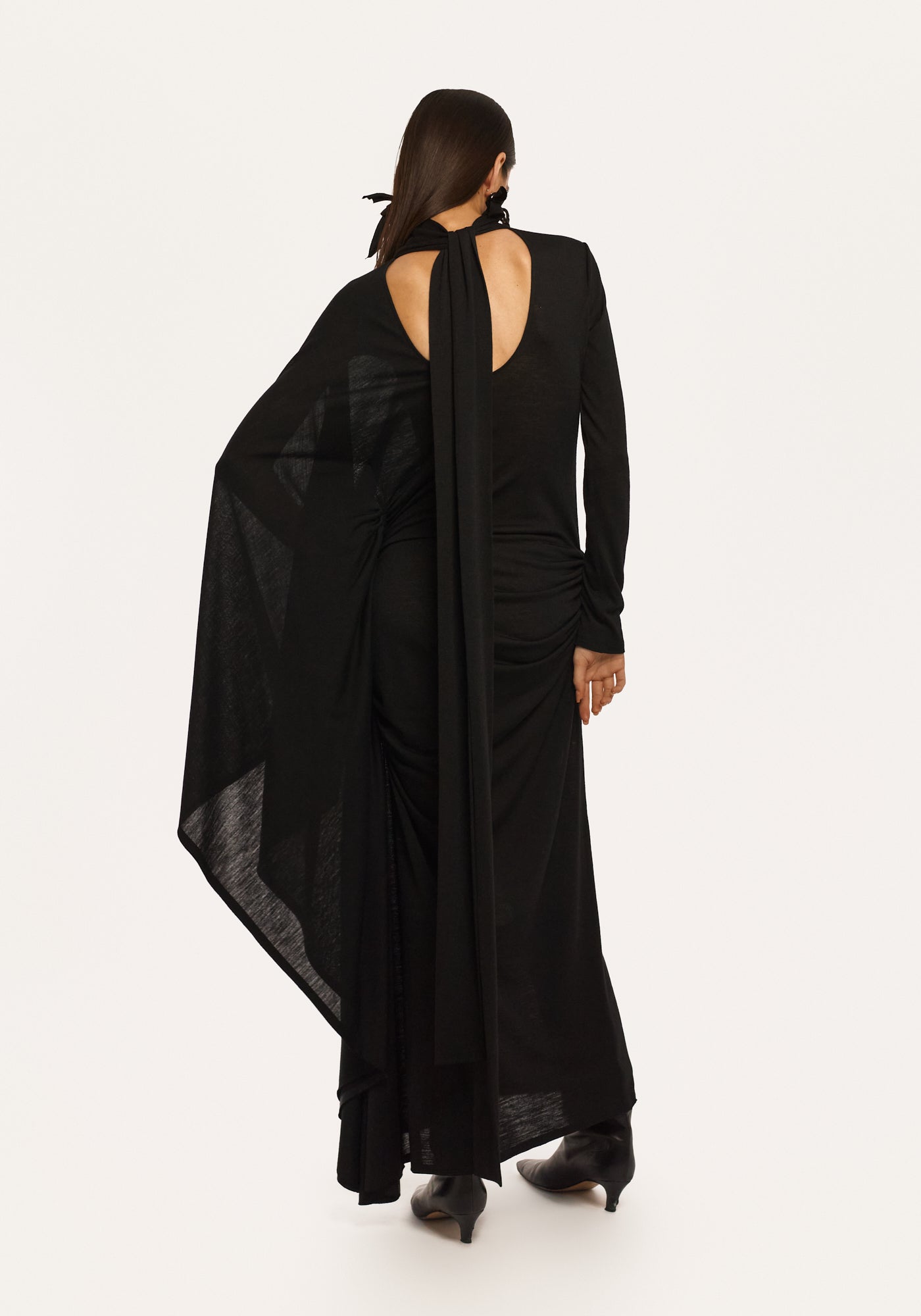 Сукня гольф з шарфом