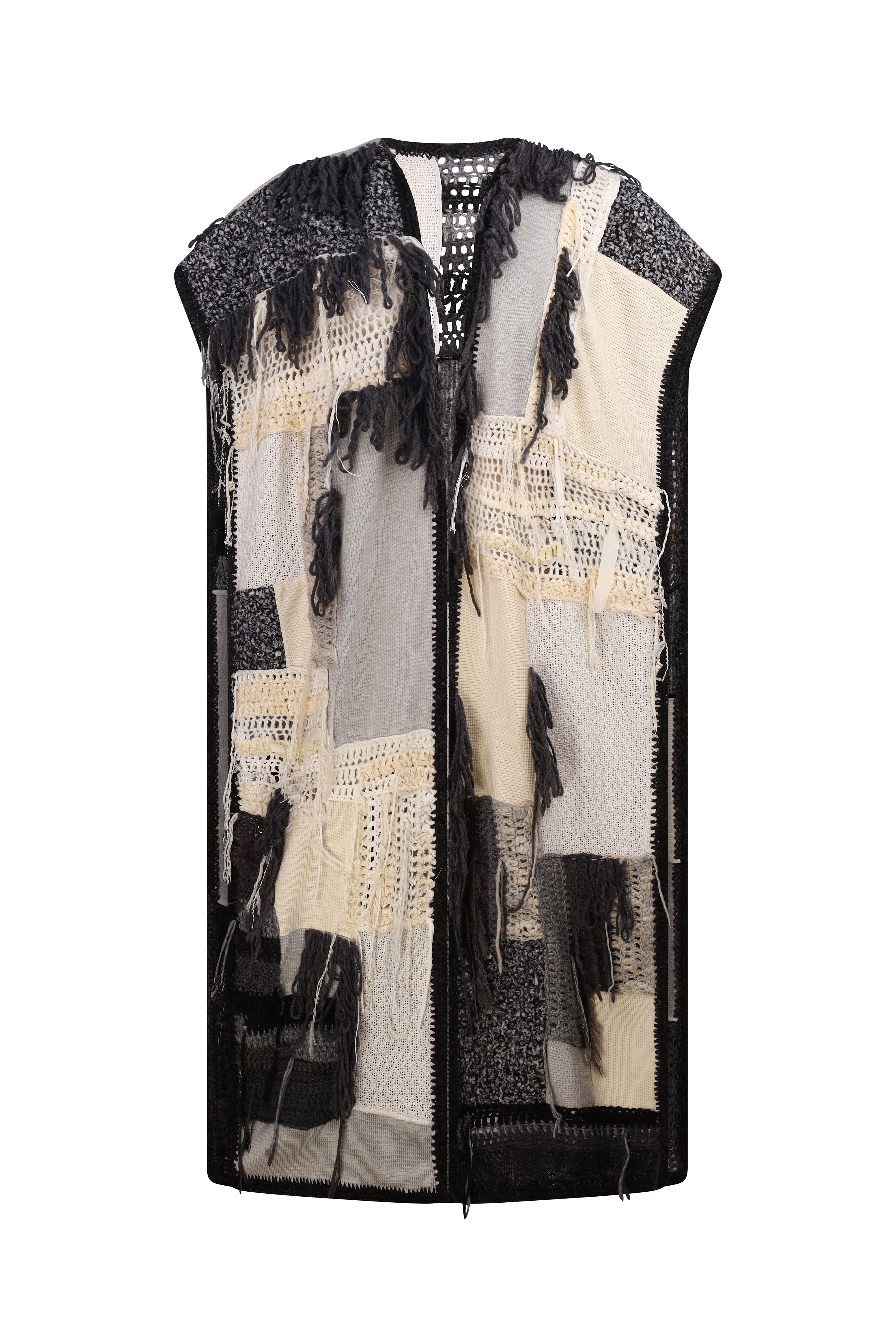 Пончо вʼязане ручної роботи