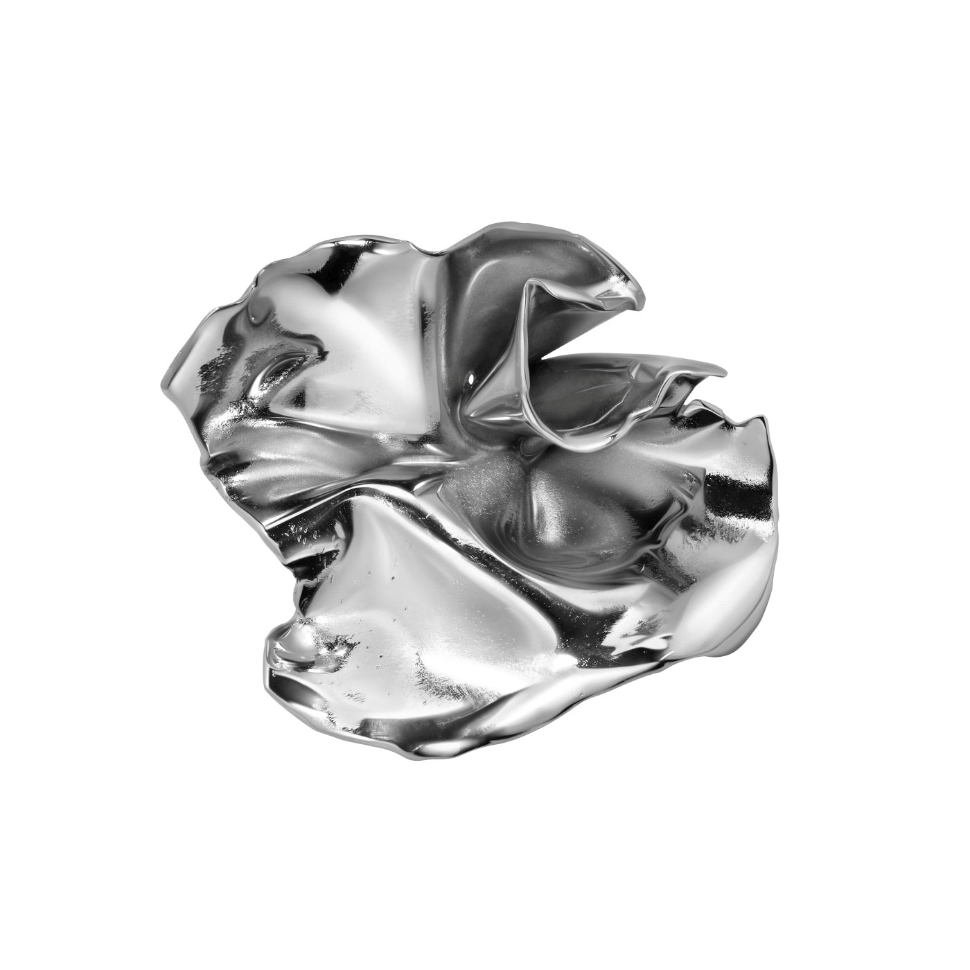 Cрібна брошка "Мальва"