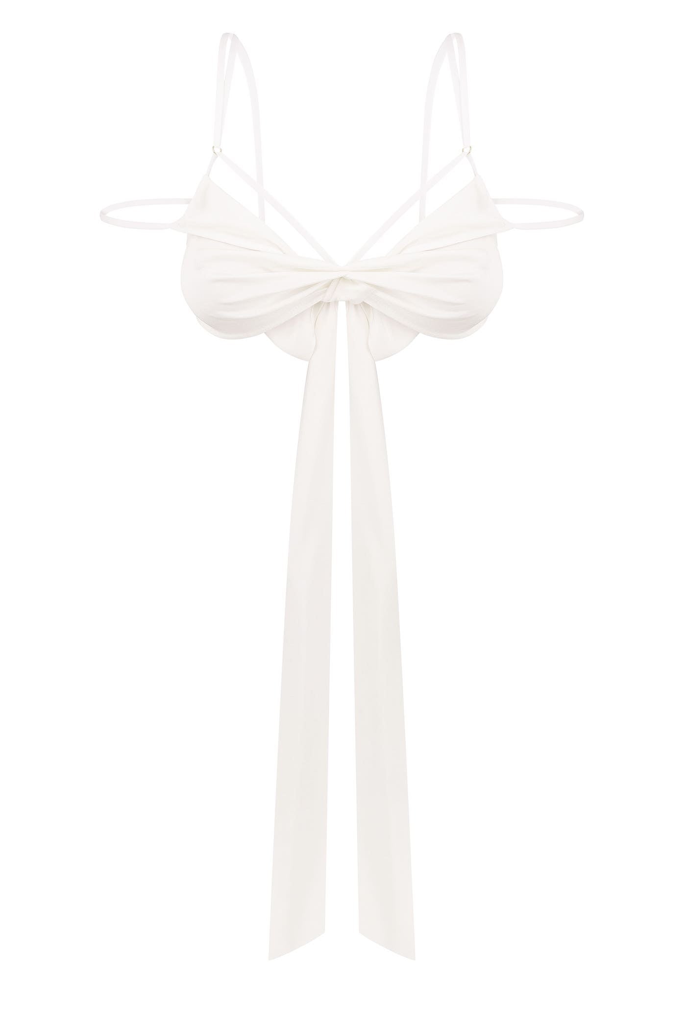 White bustier
