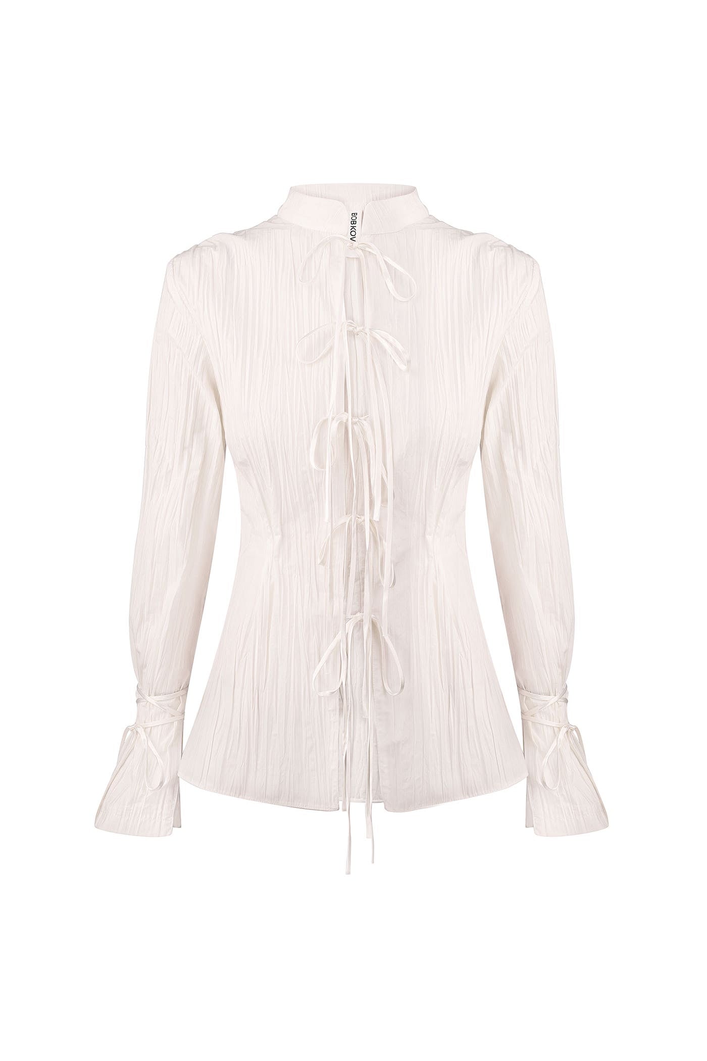 Біла креш-блуза