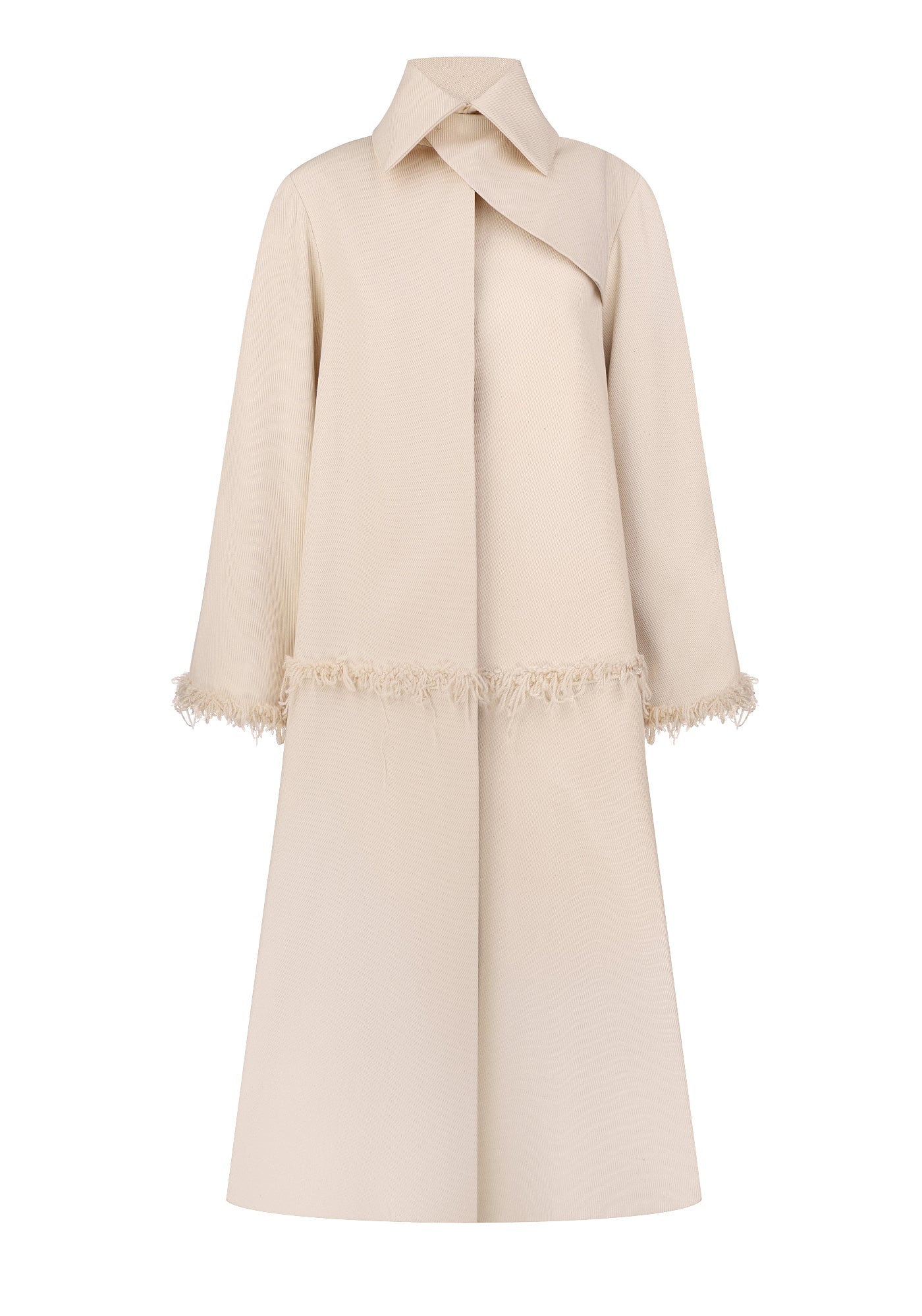 Бавовняне пальто з крафтовою вишивкою